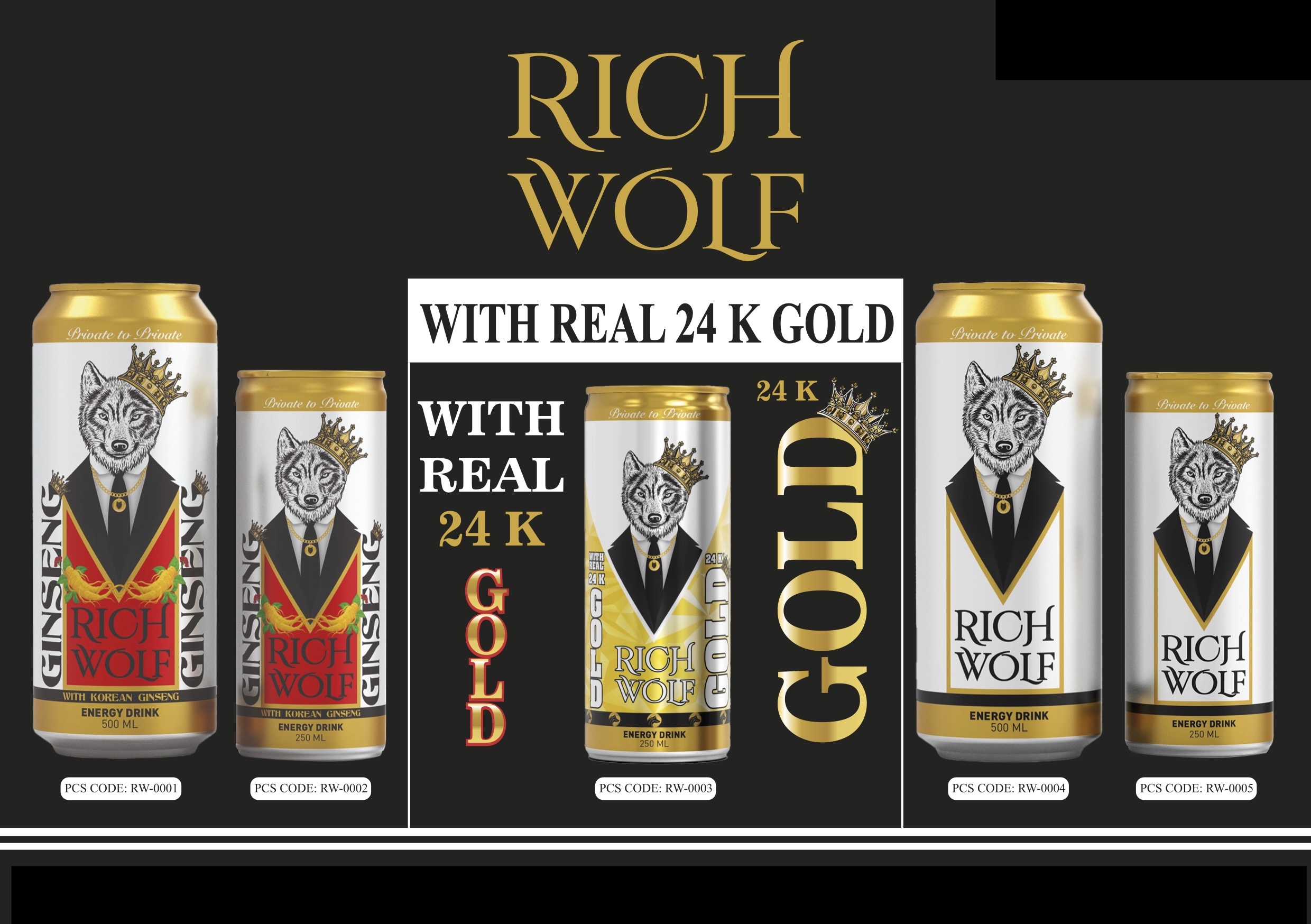 DÜNYADA İLK! 24K REEL GOLD ENERGY DRINK